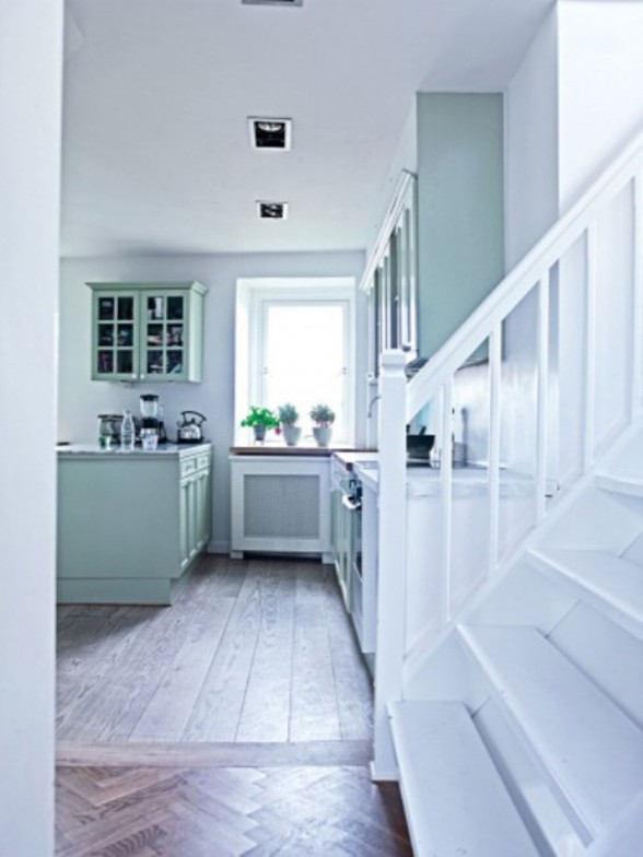 Bright Apartment Interior Design by Nina Nyborg - Kitchen