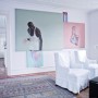 Bright Apartment Interior Design by Nina Nyborg: Bright Apartment Interior Design By Nina Nyborg   Wall Painting