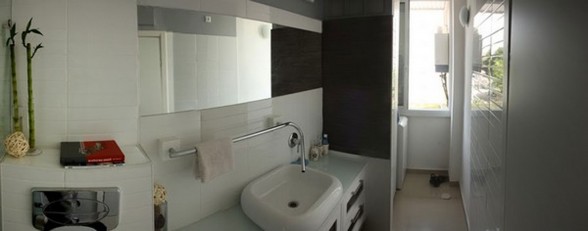 Comfortable Modern Apartment Inspiration from Tel Aviv  - Bathroom