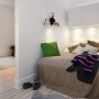 Contemporary Apartment Design in Small Loft Area and Bright Interior: Contemporary Apartment Design In Small Loft Area And Bright Interior   Bedroom