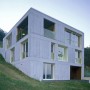 Contemporary Concrete House Design in Rural Landscape of Switzerland: Contemporary Concrete House Design In Rural Landscape Of Switzerland   Facade