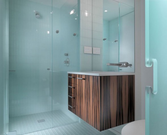 Contemporary Interior Design in an Fabulous San Francisco Apartment - Bathroom