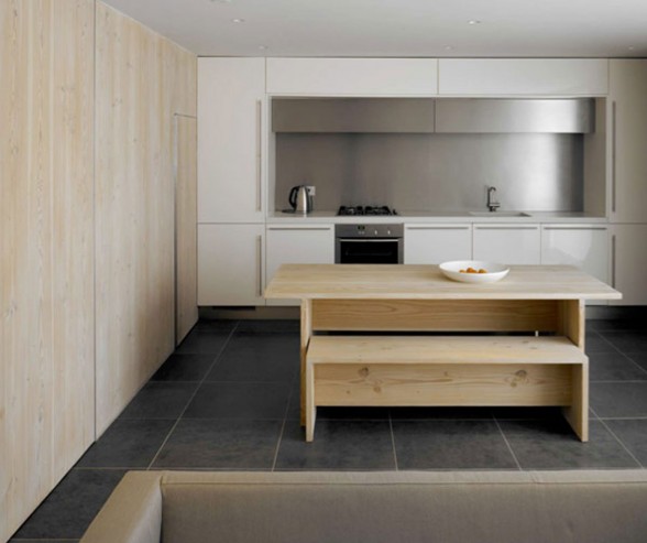 Contemporary Residence in West London from ShedDesign - Kitchen and Dining Table