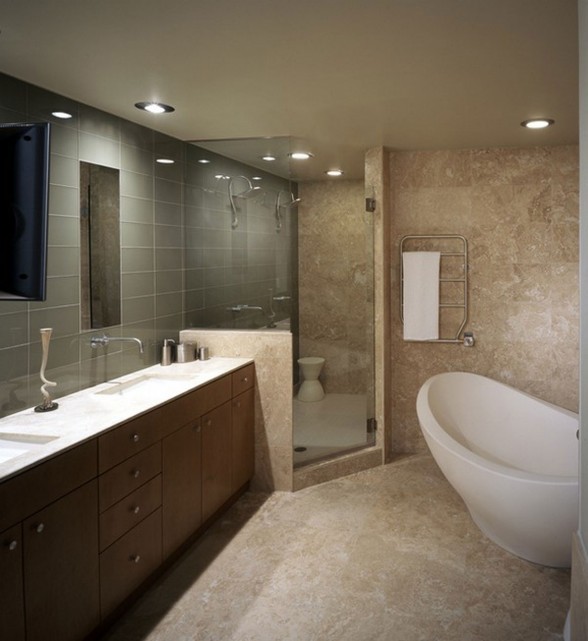 Creative Interior Ideas in Downtown Apartment in Denver by Beaton Design - Bathroom