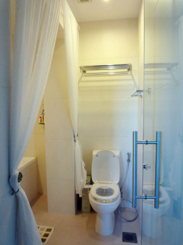 Dark Interior Ideas on House of Graphic Designer in Singapore - Bathroom
