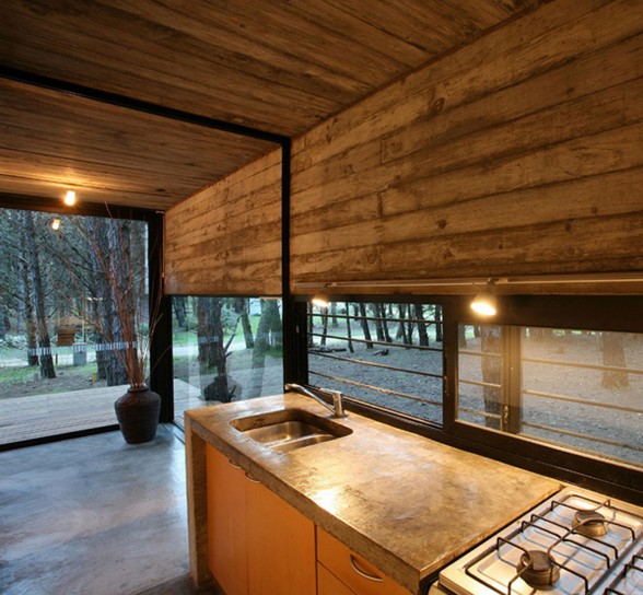 Eco-Friendly Cottage Design in Argentina - Kitchen