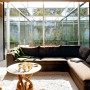 Glass Bungalow Design with Some Wooden Materials: Glass Bungalow Design With Some Wooden Materials   Modern Couch