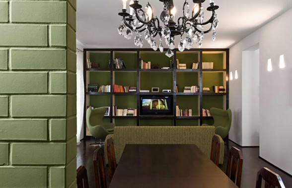 Gorgeous Interior Design from Carola Vannini in Marco Polo Apartment - Ceiling Lamp