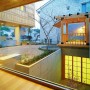 Great Combination of Wood and Concrete in a Courtyard House Design: Great Combination Of Wood And Concrete In A Courtyard House Design   Indoor Garden