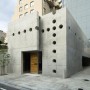 Holey Concrete Home Design with Contemporary Style in Japan: Holey Concrete Home Design With Contemporary Style In Japan