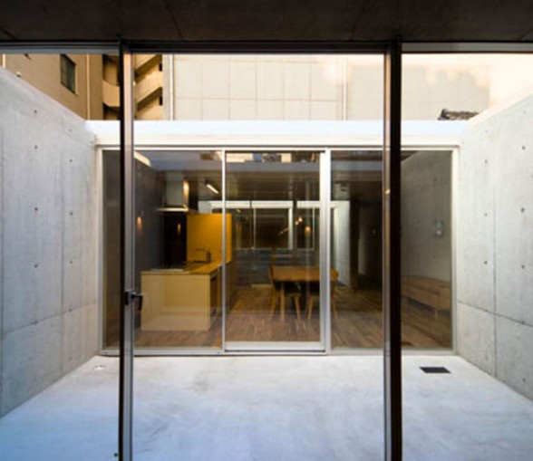 Holey Concrete Home Design with Contemporary Style in Japan - Interior