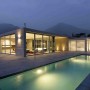 Large Concrete House Design with Glass Façade and Breathtaking Views in Andes: Large Concrete House Design With Glass Façade And Breathtaking Views In Andes   Pool