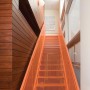 LeanArch Architect Design, Sustainable Home in Manhattan Beach: LeanArch Architect Design, Sustainable Home In Manhattan Beach   Red Staircase