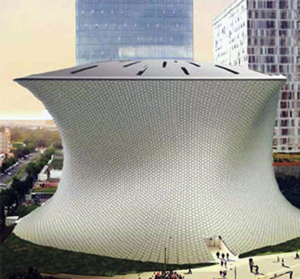 Mexico City Futuristic Building, Soumaya Art Museum - Design