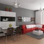 Modern Apartment Design with Red Interior Ideas from Studio Neopolis Slovakia: Modern Apartment Design With Red Interior Ideas From Studio Neopolis Slovakia   Mini Bar