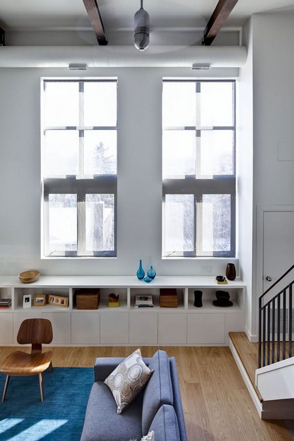 Modern Apartment Ideas from Beauparlant Design, the Riverdale Loft - Big Windows