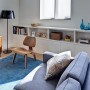 Modern Apartment Ideas from Beauparlant Design, the Riverdale Loft: Modern Apartment Ideas From Beauparlant Design, The Riverdale Loft   Blue Couch