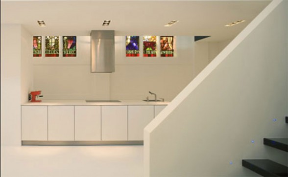 Modern Apartment Redesigned from Dutch Chapel - Kitchen
