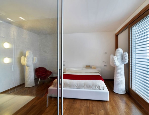 Modern Countryside House Design in Italia from Damilano Studio - Bedroom