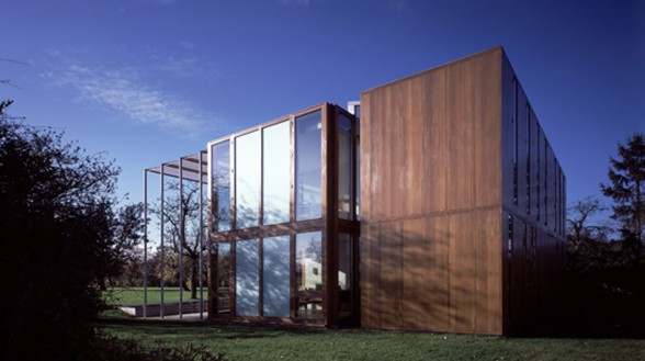 Modern Glass House Design from a Farmhose in UK - Architecture