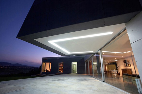 Modern House Architecture with Contemporary Interior Design by A-Cero - Entrance