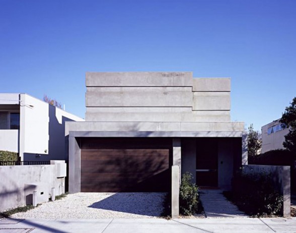 Modern Interior Design for a Contemporary Concrete House in Australia - Garage