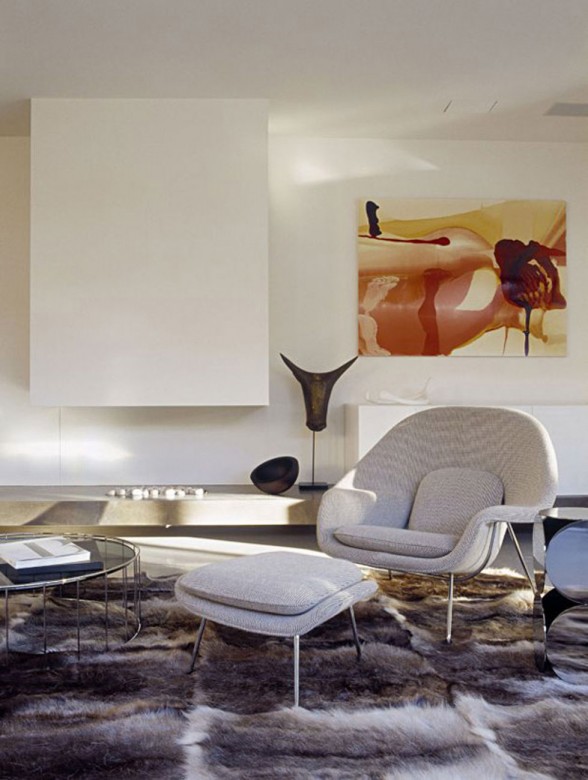 Modern Interior Design for a Contemporary Concrete House in Australia - Reading Chair