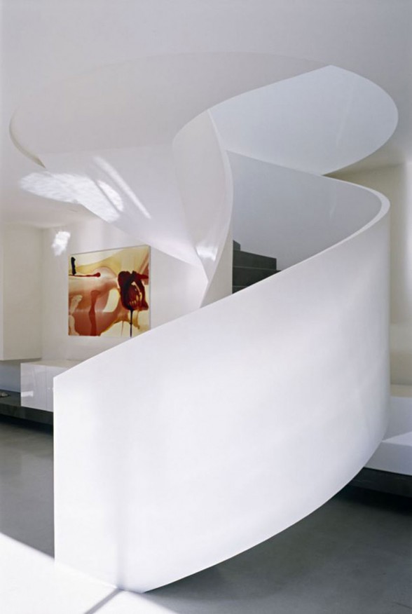 Modern Interior Design for a Contemporary Concrete House in Australia - Staircase