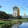 Modern Tower Design in Costa Rica, Impressive Architecture of a Strange Tower: Modern Tower Design In Costa Rica, Impressive Architecture Of A Strange Tower