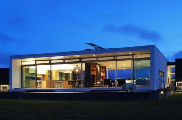New Zealand Retreat, Modern Style in Solid Boxes Architecture