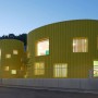 Nursery School Building in Yellow Color in Sweden: Nursery School Building In Yellow Color In SwedenYellow   Facade