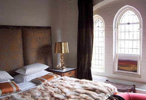 Old Church Turn into Contemporary House - Comfortable Bedroom