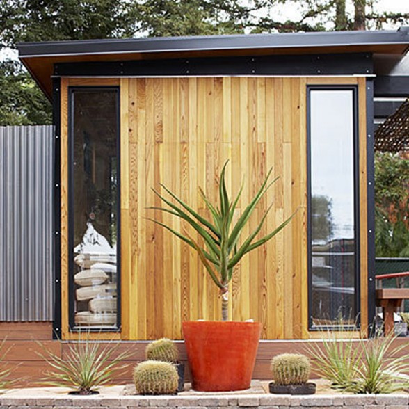 Prefab Cottage Design by Casper Mork-Ulnes from Modern Cabana - Mini Trees