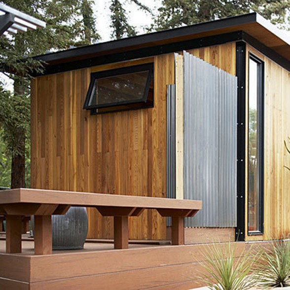 Prefab Cottage Design by Casper Mork-Ulnes from Modern Cabana - Terrace