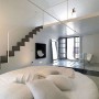 Renovated Industrial Factory into Minimalist Home Design with Spa and Gym: Renovated Industrial Factory Into Minimalist Home Design With Spa And Gym   Living Room