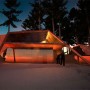 Retro Futuristic Retreat House Design in Sweden: Retro Futuristic Retreat House Design In Sweden   Facade