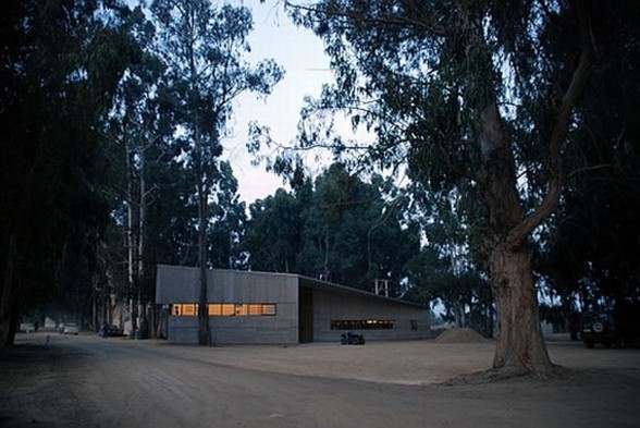 Rural House Design in Concrete Style Architecture from Martin Hurtado Architect - Landscape