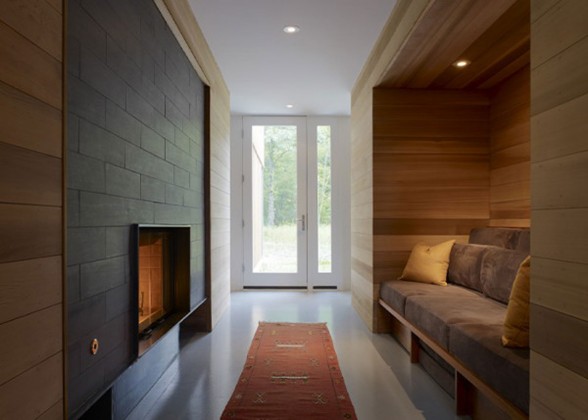 Rural Retreat by Brininstool + Lynch with Luxury Design - Glass Entrance Door