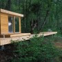 Small Lake House Architecture from Wooden Materials: Small Lake House Architecture From Wooden Materials   Entrance