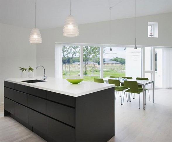 Solid Architecture of Country House in Denmark - Kitchen