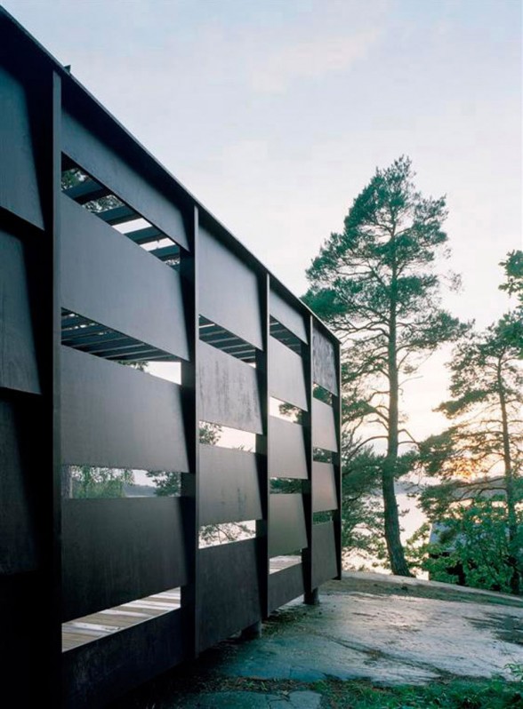 Summer Cottage House with Modern Style from Tham & Videgard Hansson Arkitekter - Walls Details