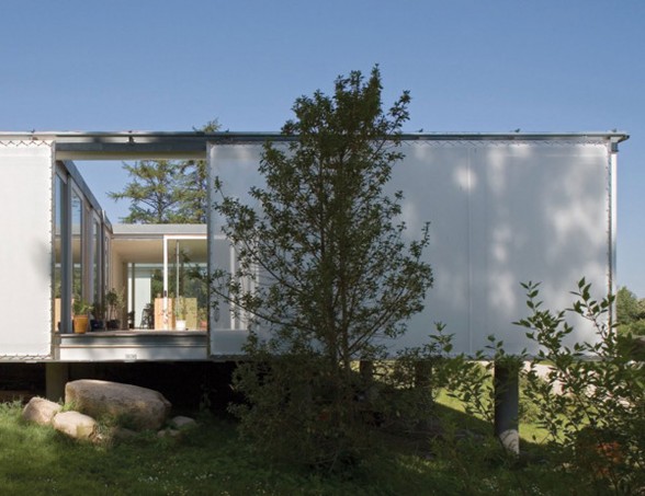 Summer House Design with Innovative Architecture from Dorte Mandrup Arkitekter - Trees