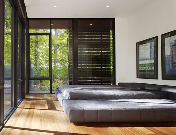 The Harkavy Residence, Wooden House Inspiration by Robert Gurney Architect - Bedroom