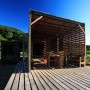 Timber House with Mahogany Materials from Marco Casagrande: Timber House With Mahogany Materials From Marco Casagrande   Terrace