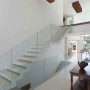 Two Blocks Villa with Luxury Style in Brazil: Two Blocks Villa With Luxury Style In Brazil   Glass Staircase
