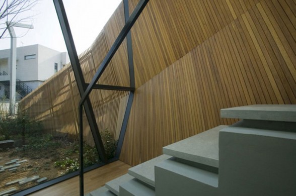 Unusual Wood House Design in KoreaHouse - Staircase