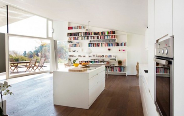 Super Minimalist House with Modern Architecture and Natural Landscape in Austria - Kitchen