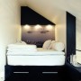 Bold Style of Interior Design of a Designer Home Studio: Bold Style Of Interior Design Of A Designer Home Studio   Bedroom