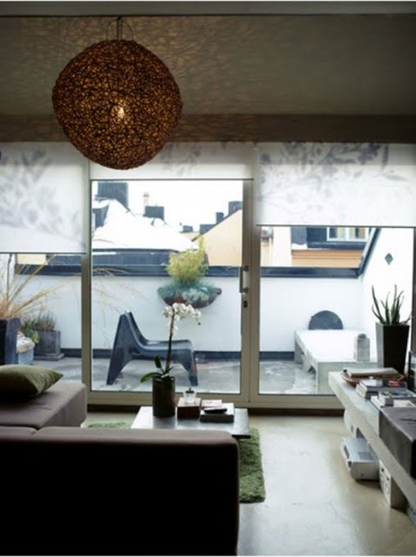Bold Style of Interior Design of a Designer Home Studio - Entrance Door