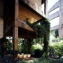 Integral House, Most Important Private House in Toronto Owned by James Stewart: Stunning Architecture From Redesigned Romanesque Old Concrete Factory Into A House Outdoor Dining Table